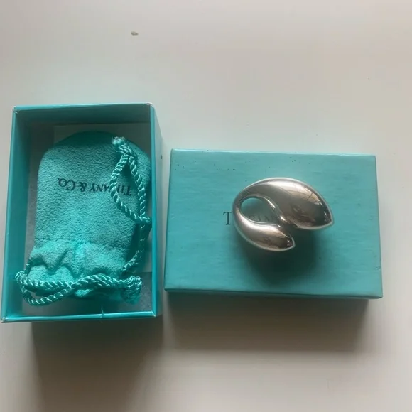 Tiffany & Co. Twin teardrops pendant 925 silver - Picture 2 of 5